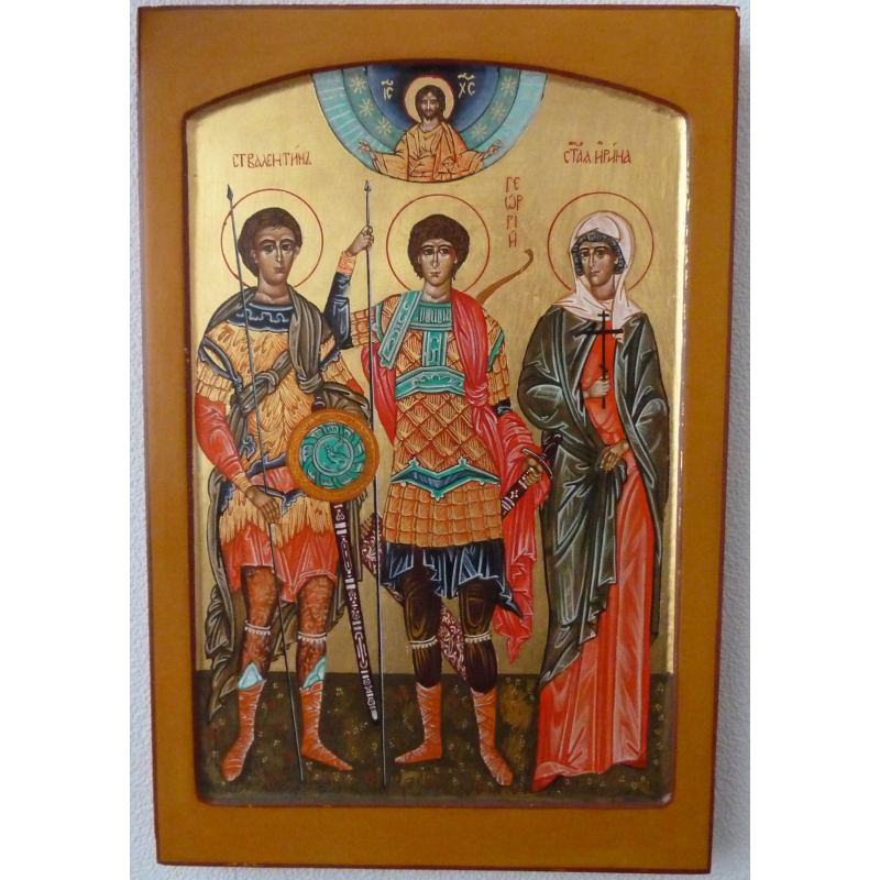 Valentijn, St. Joris en St. Irene